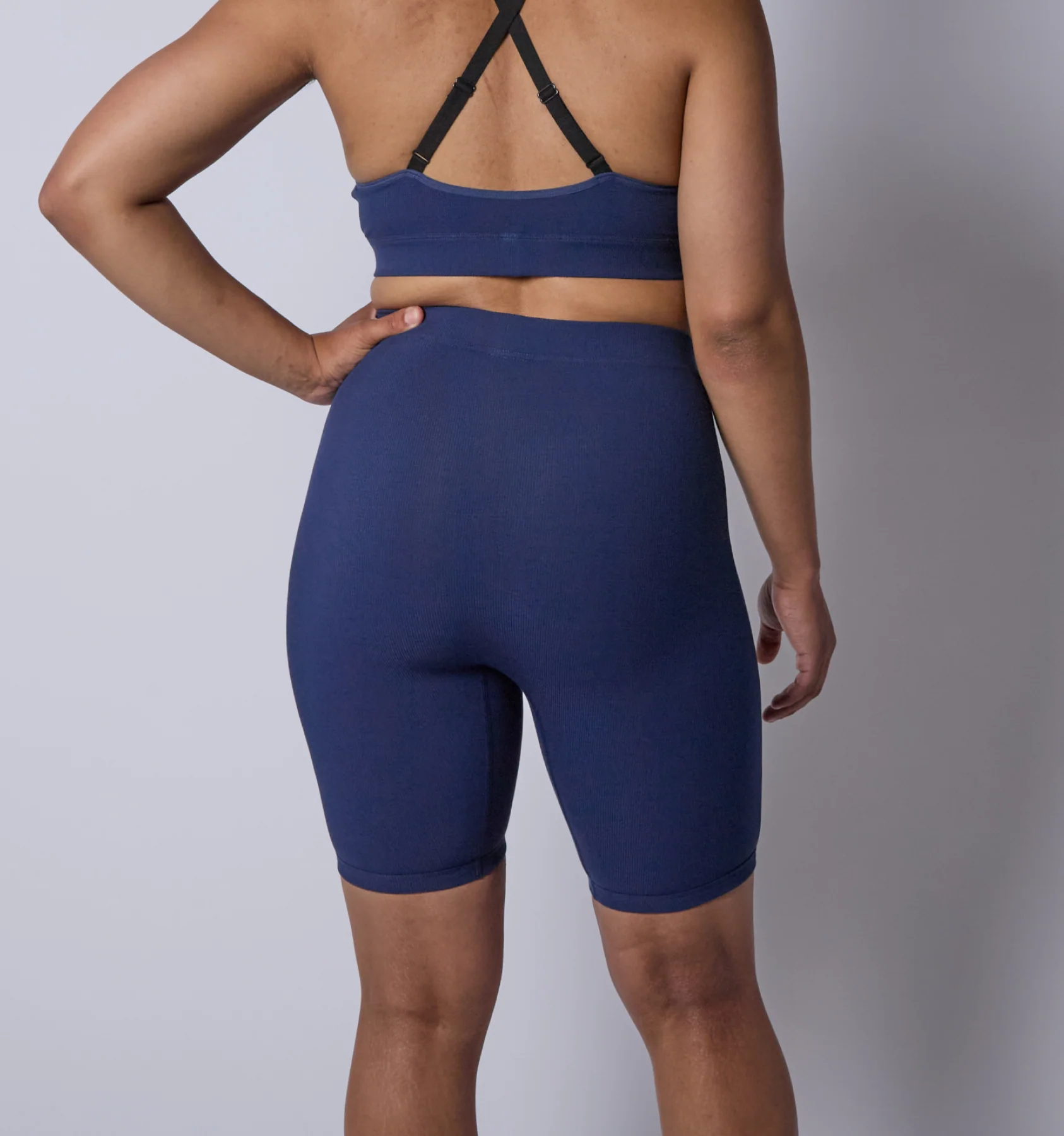 Bamboo Rib 9" Boxer Briefs - Future Dusk