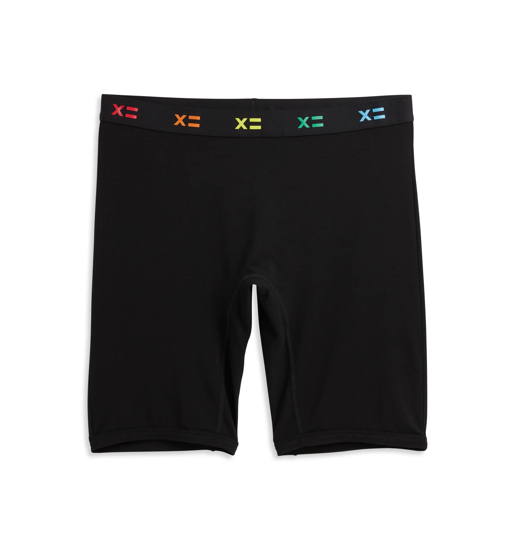 9" Boxer Briefs - TENCELâ¢ Modal Black X= Rainbow