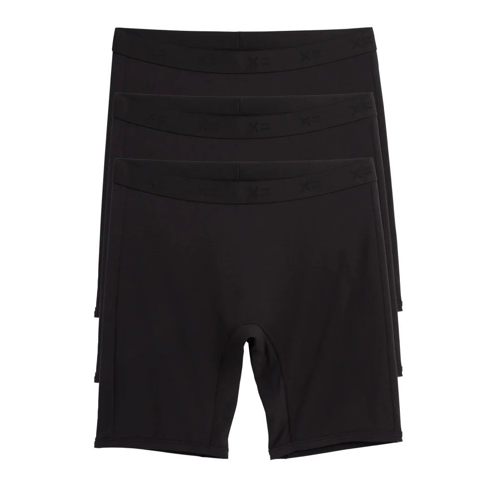 9" Boxer Briefs 3-Pack - TENCELâ¢ Modal Black
