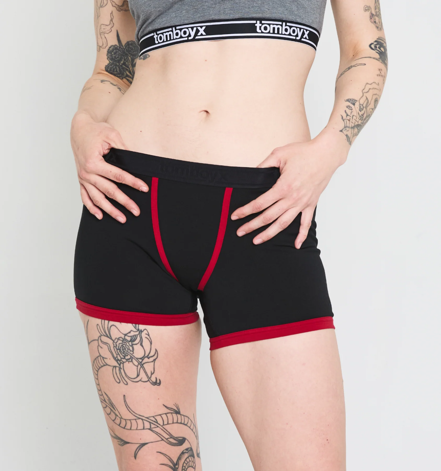4.5" Trunks - Red Edge