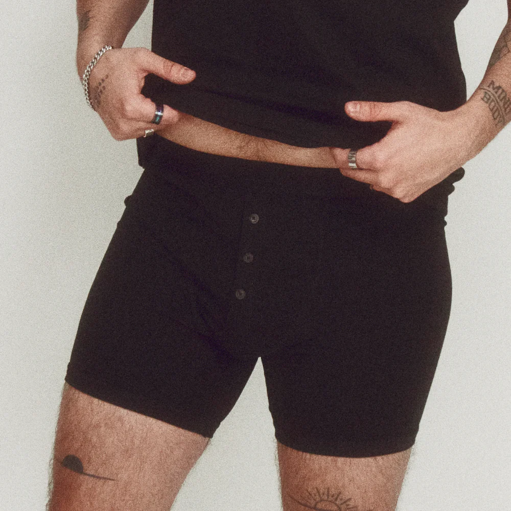 6" Fly Packing Boxer Briefs - X= Black