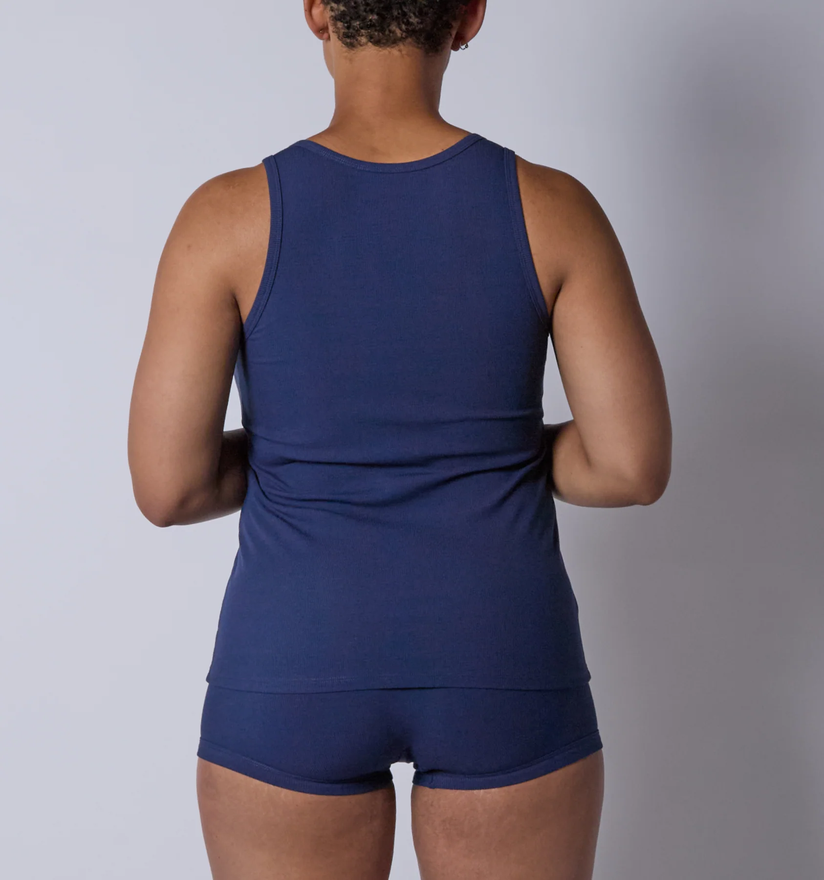 Bamboo Rib Power Tank - Future Dusk