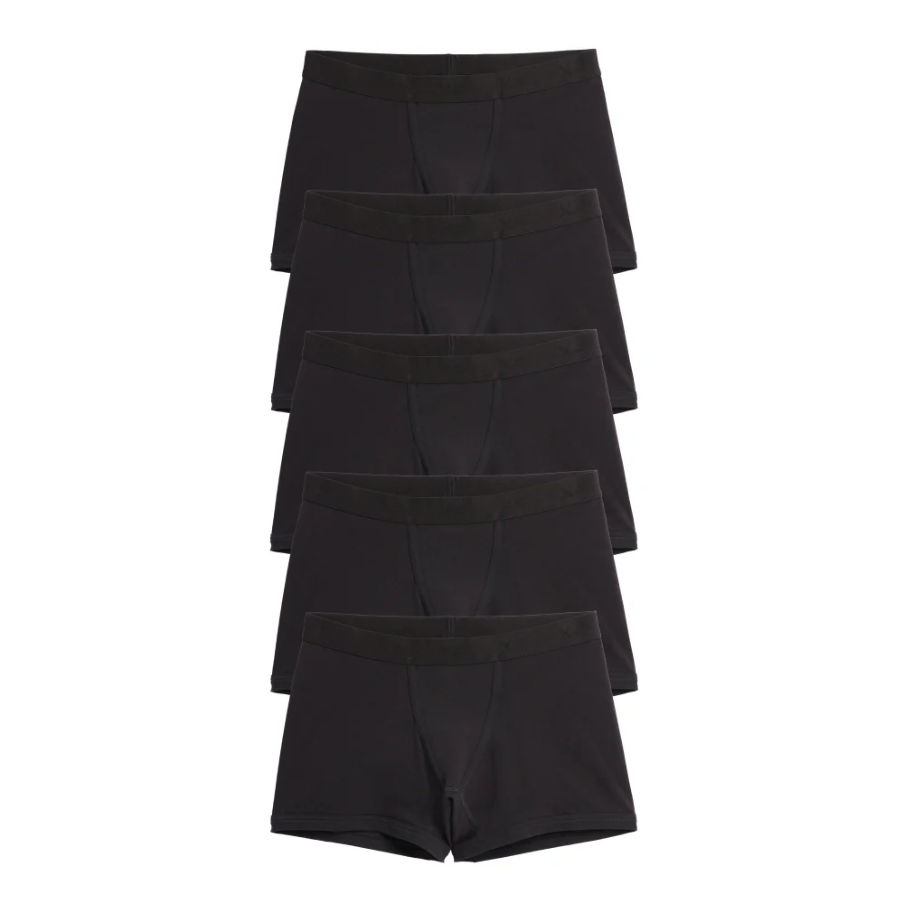 4.5" Trunks 5-Pack - X= Black