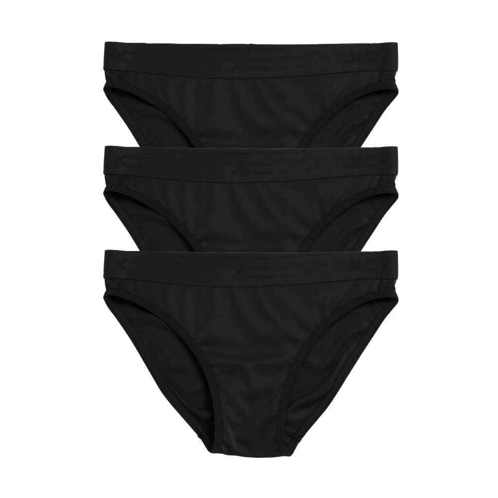 Bikini 3-Pack - Cotton X= Black