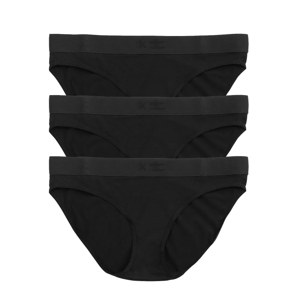 Bikini 3-Pack - TENCELâ¢ Modal Black
