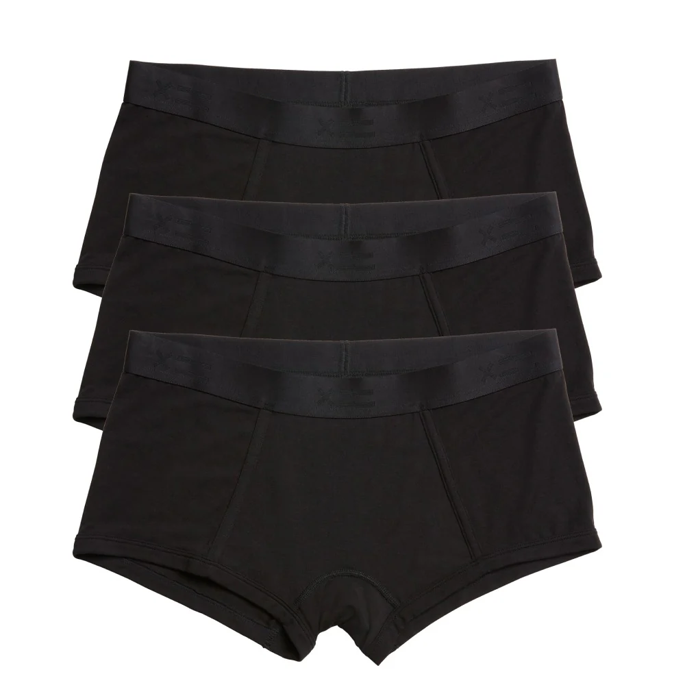 Boy Shorts 3-Pack - TENCELâ¢ Modal Black