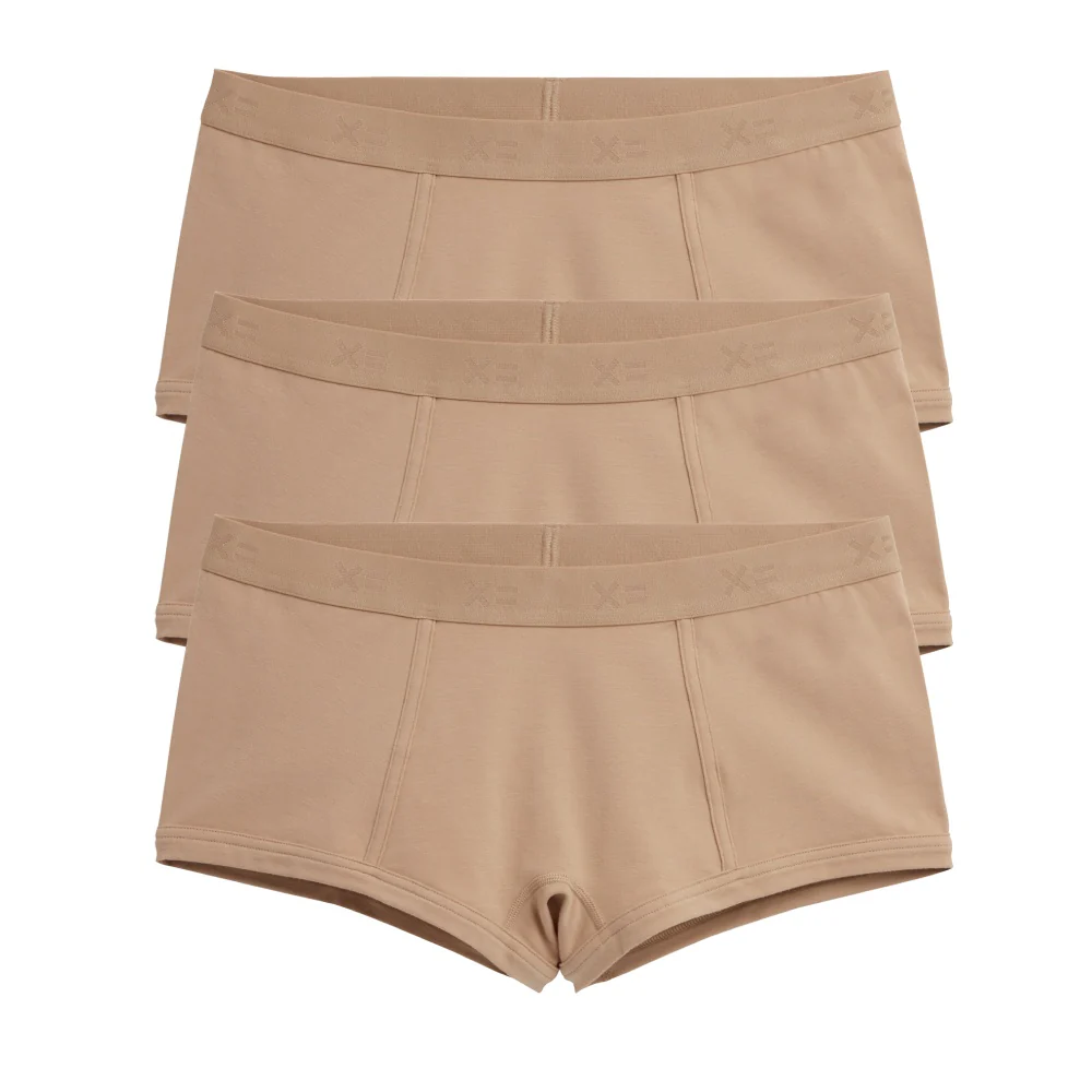 Boy Shorts 3-Pack - TENCELâ¢ Modal Chai