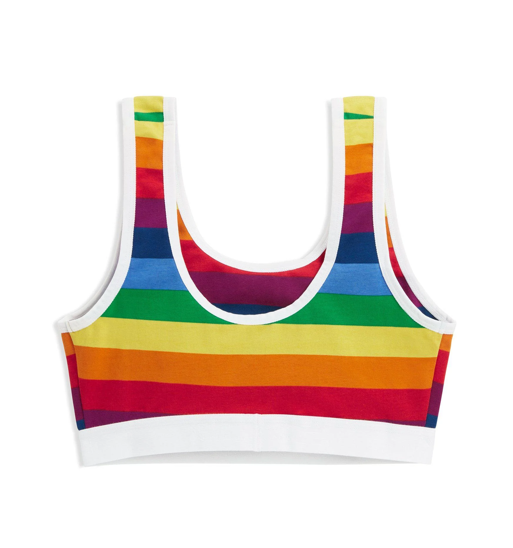 Essentials Soft Bra - Rainbow Pride Stripes