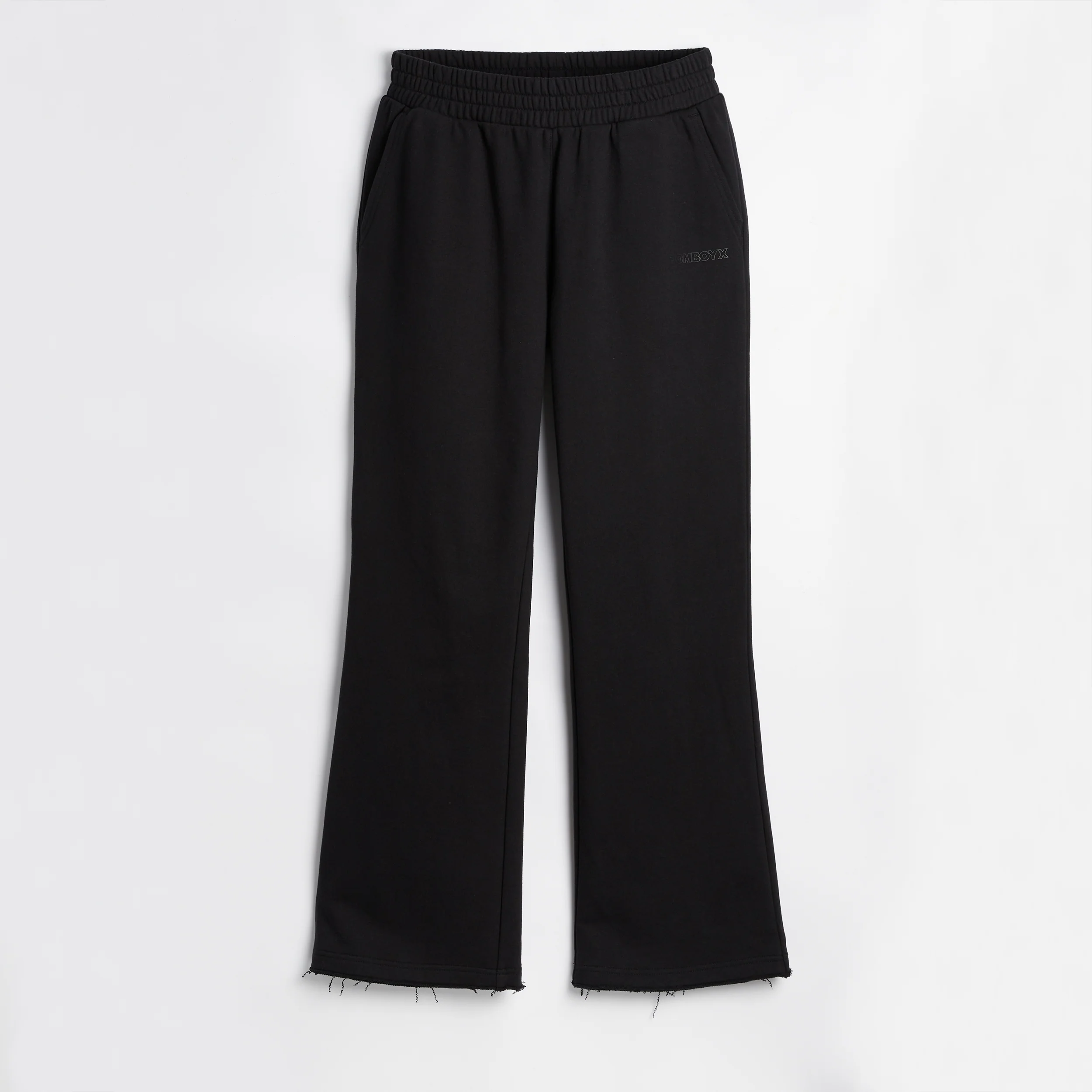 French Terry Flare Pant - Black