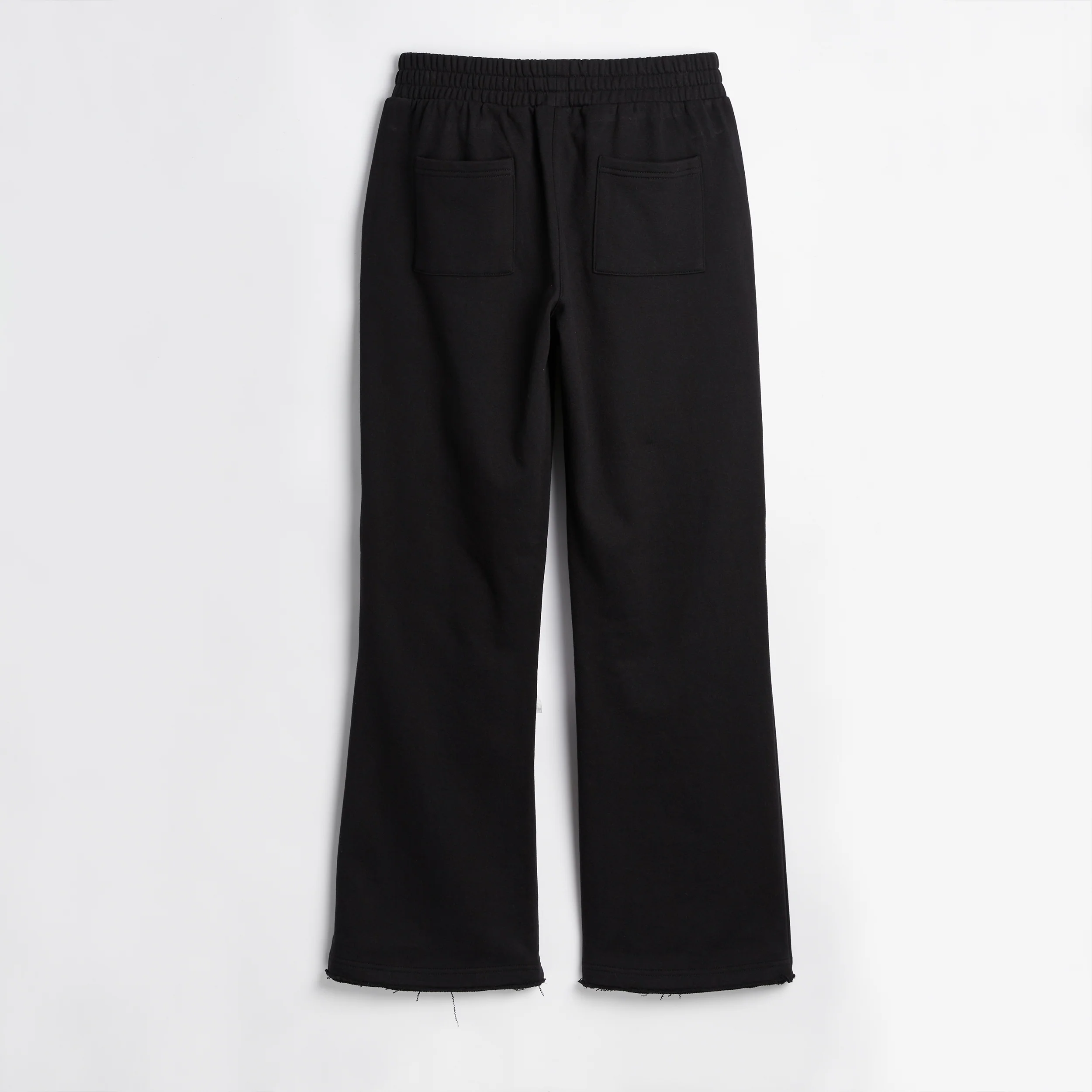 French Terry Flare Pant - Black