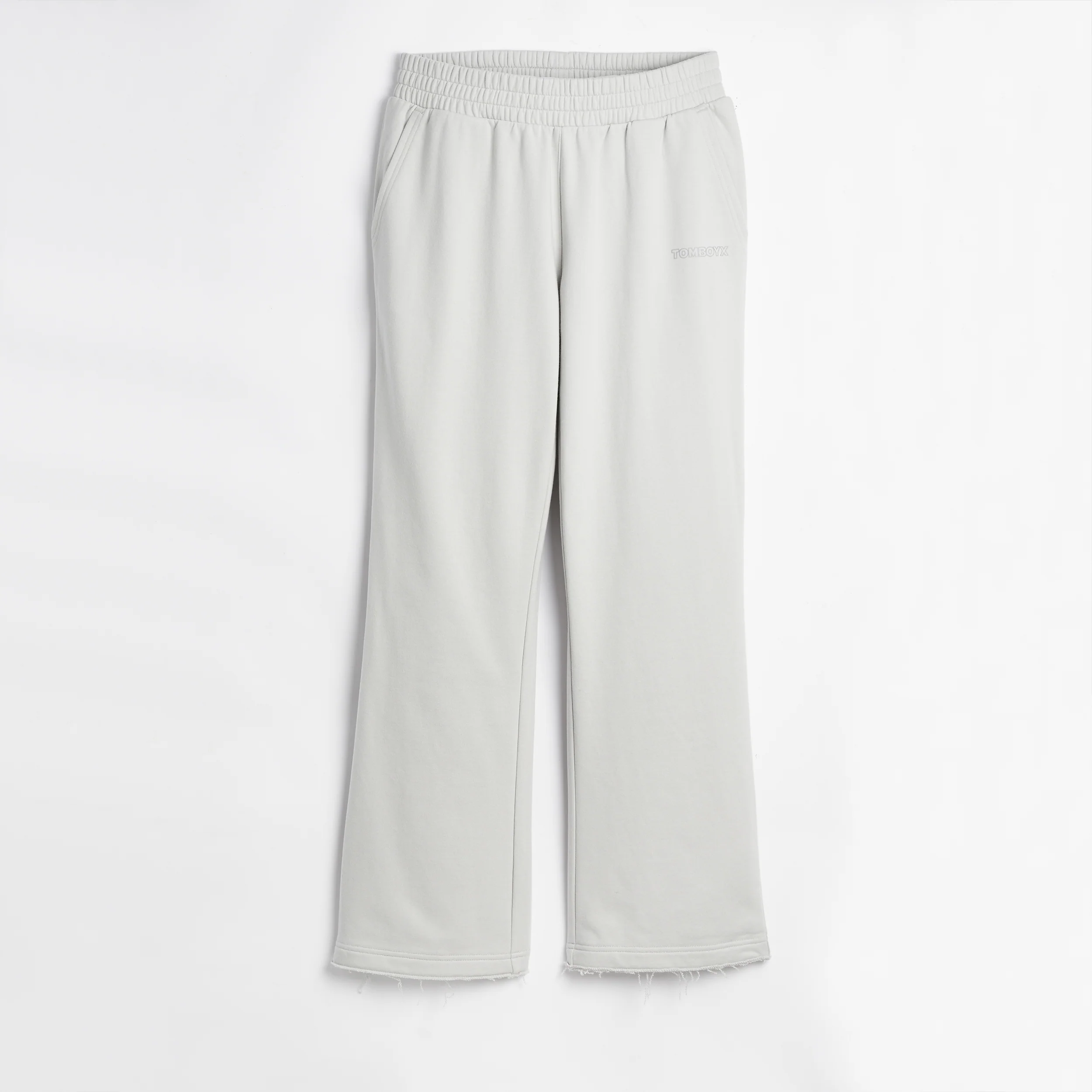 French Terry Flare Pant - Concrete Gray