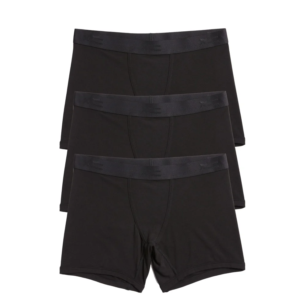 4.5" Trunks 3-Pack - TENCELâ¢ Modal Black