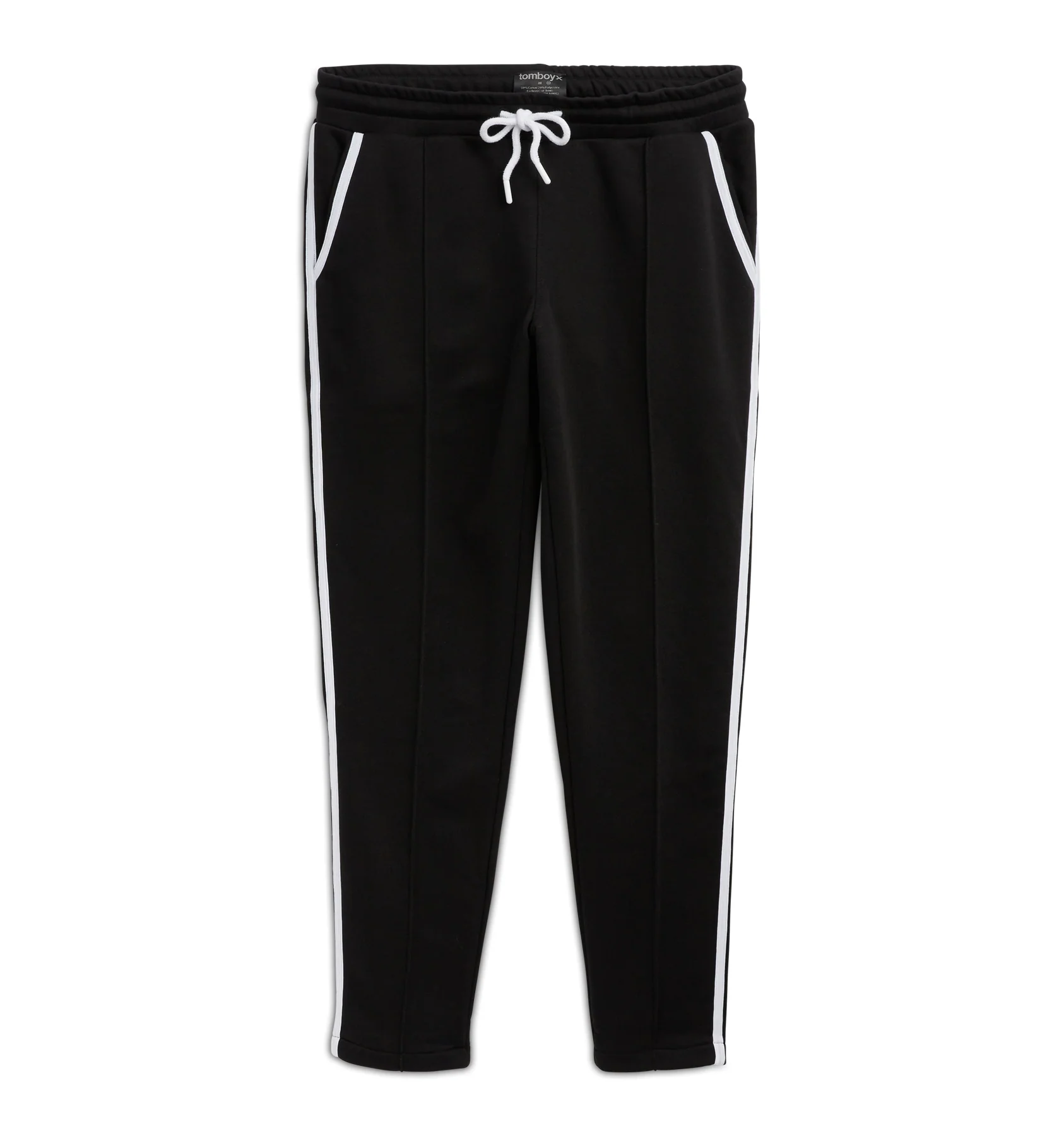 French Terry Track Pant - Black
