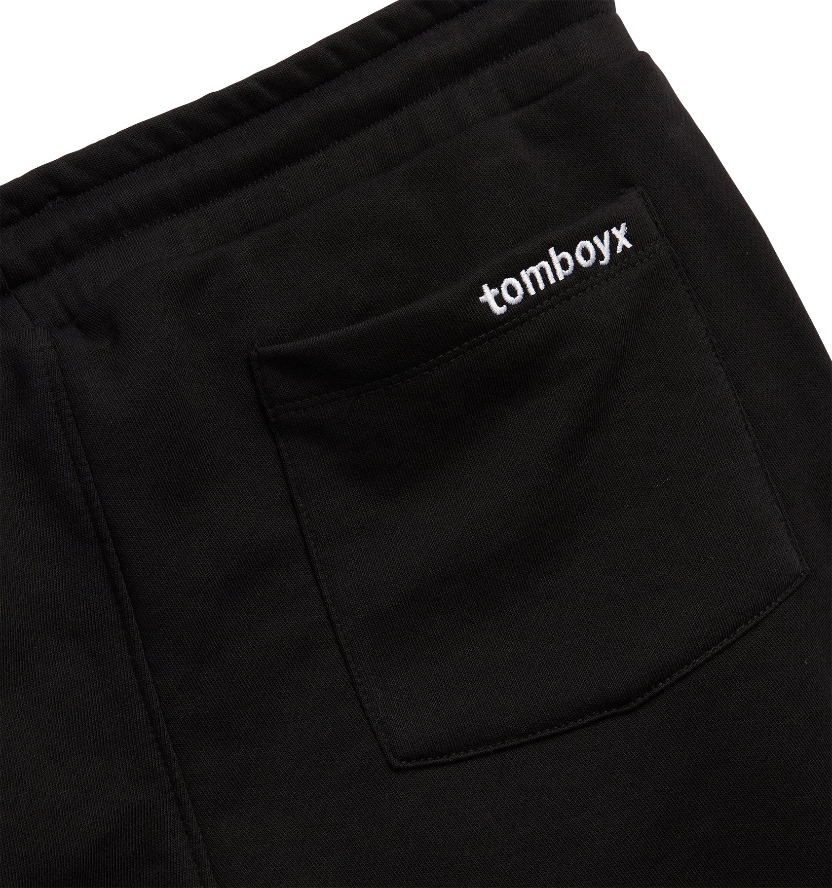 French Terry Track Pant - Black