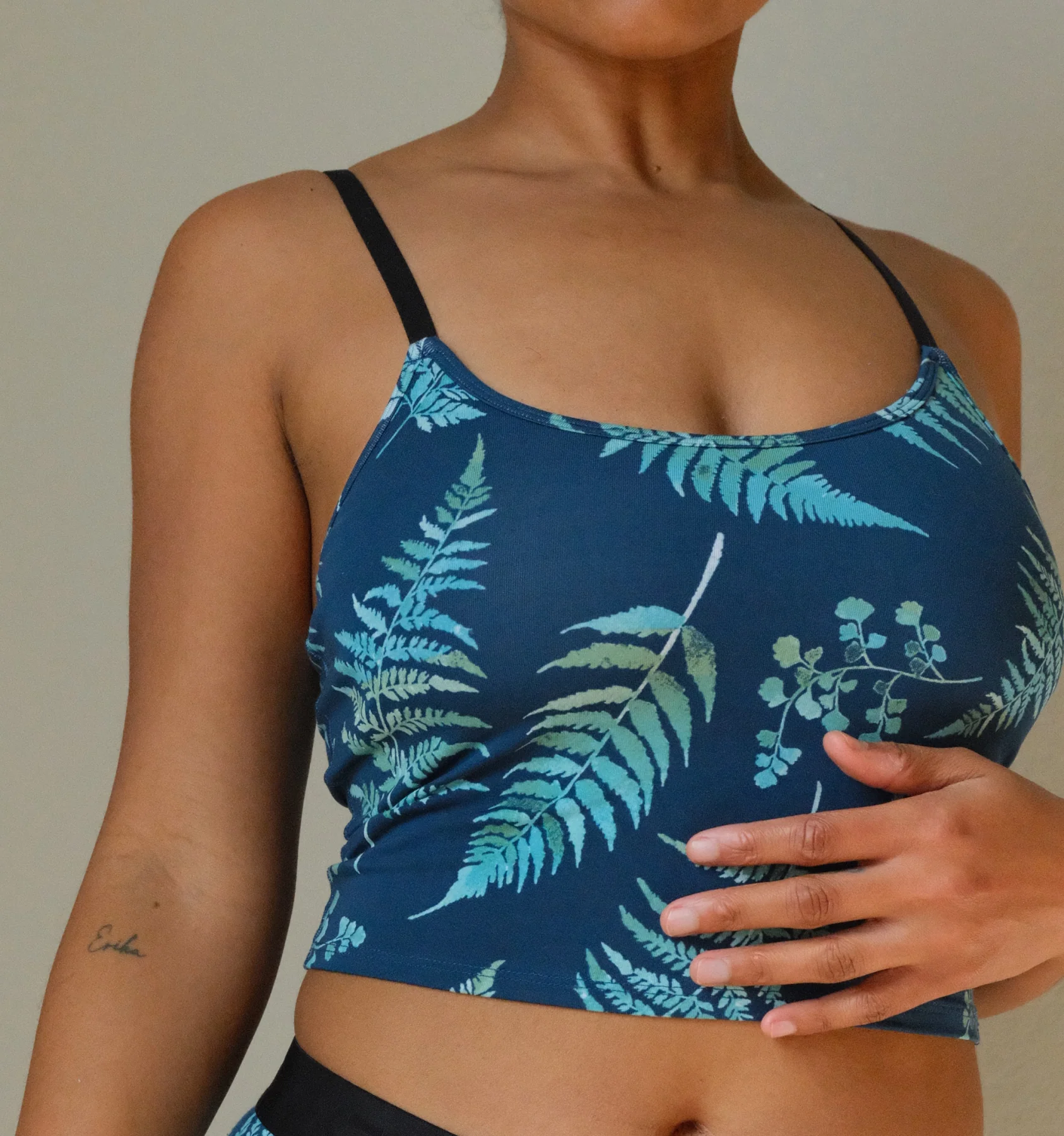 Longline Bra Top - TENCELâ¢  Modal Botanical