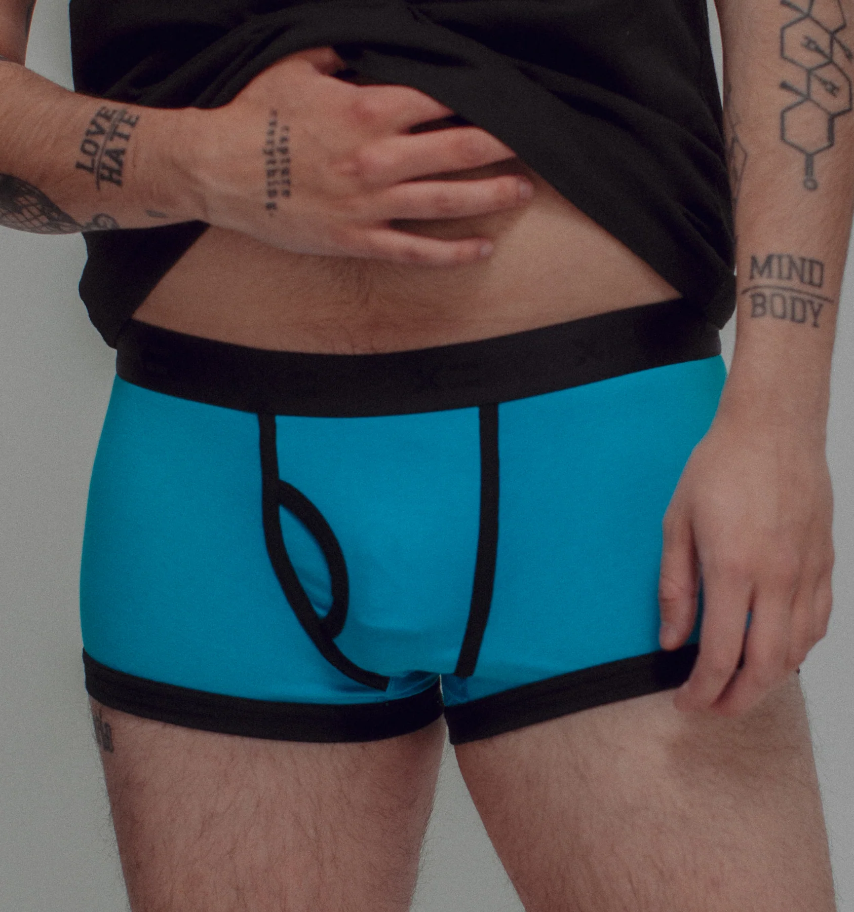 Packing Boy Shorts - Caribbean Sea