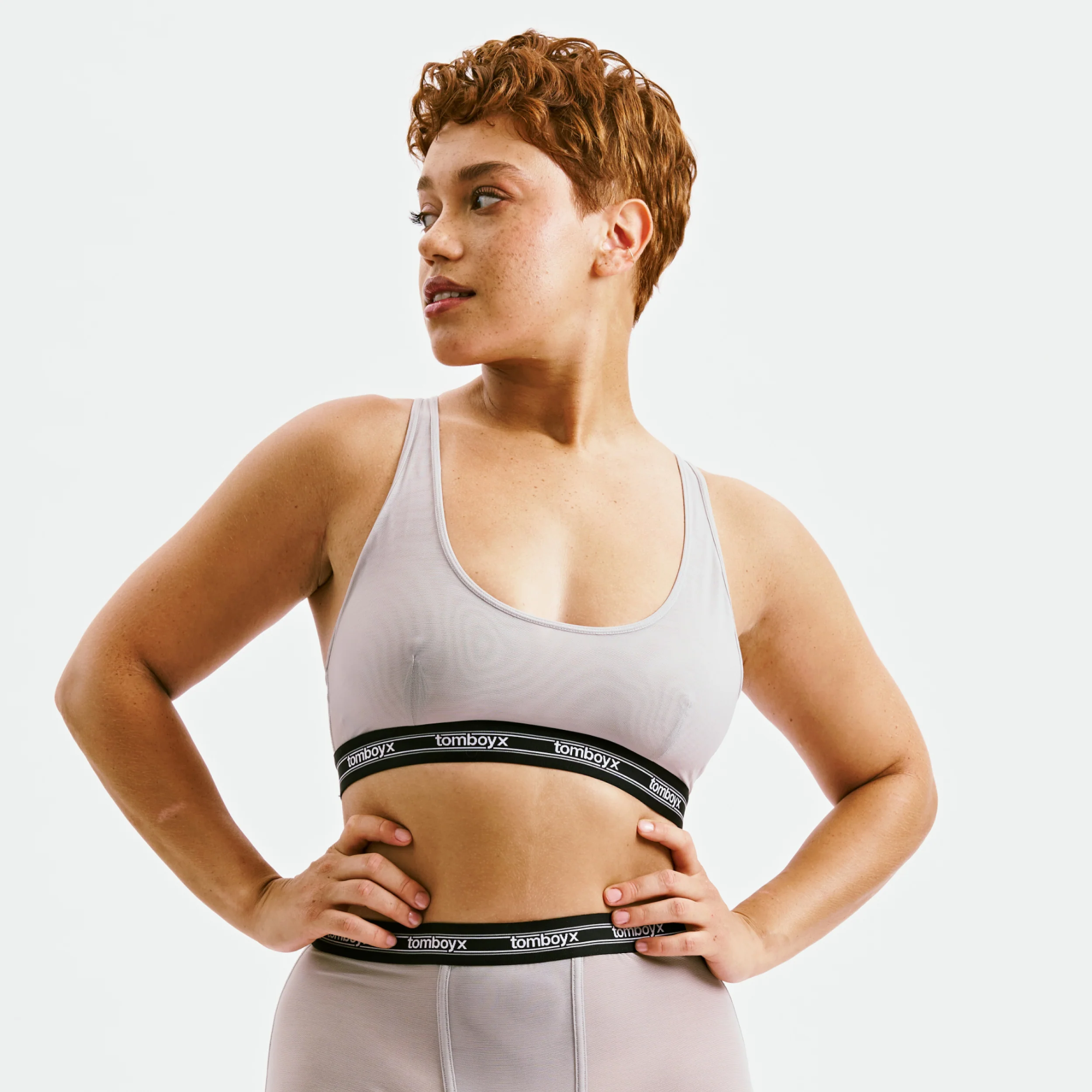 Powermesh Bralette - Ultimate Gray