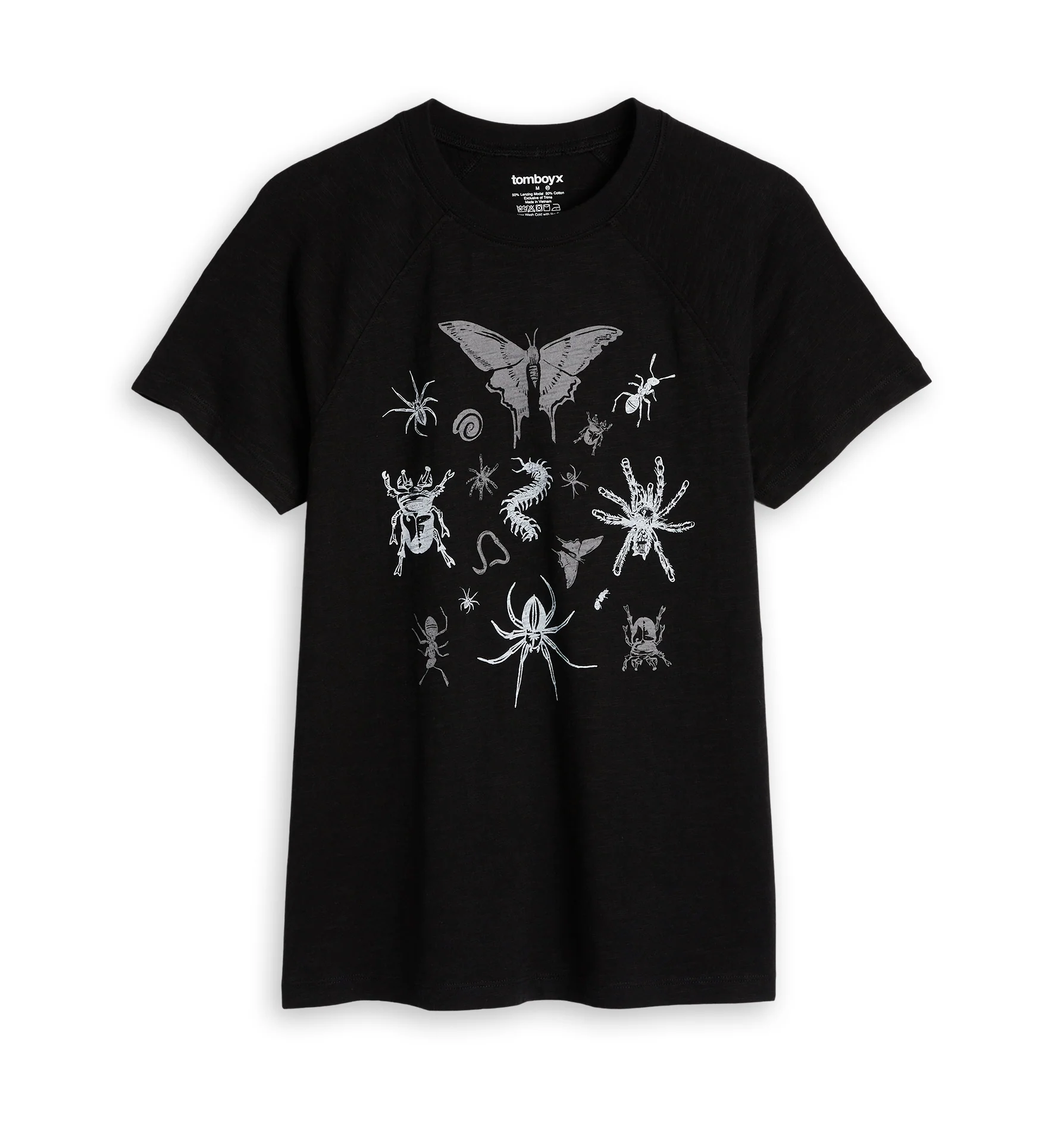Short Sleeve Jersey Slub Raglan Tee - Bug Out