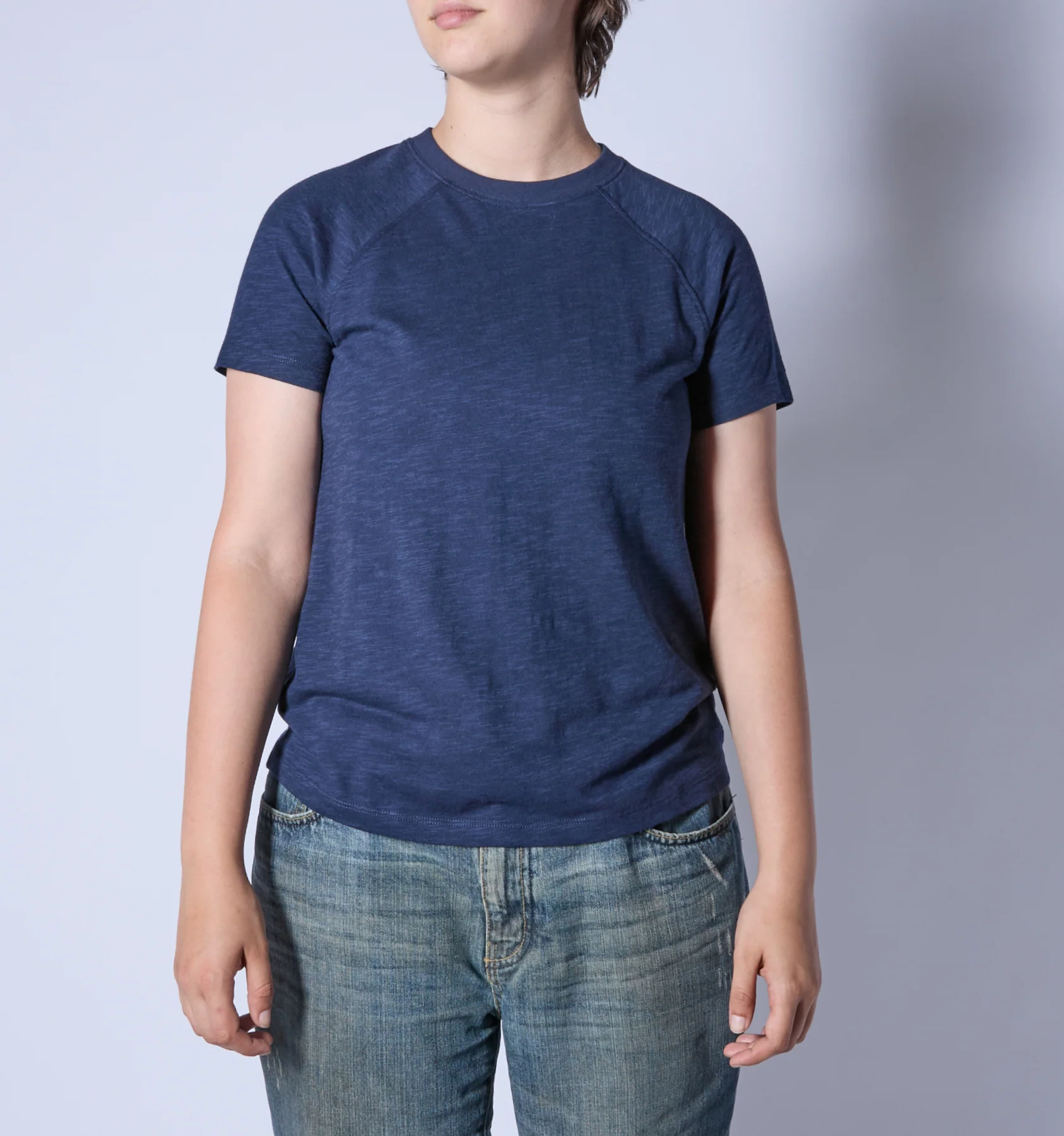 Short Sleeve Jersey Slub Raglan Tee - Future Dusk