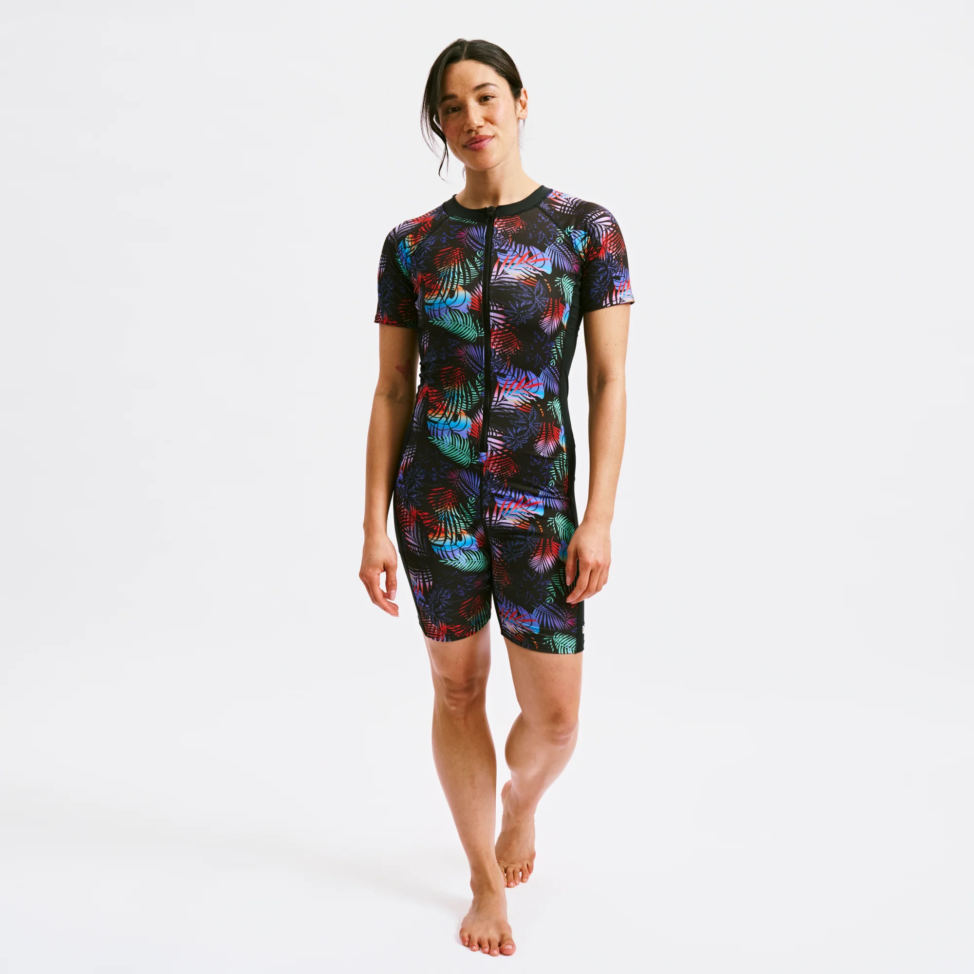 Swim 6" Unisuit - Palm Dreams