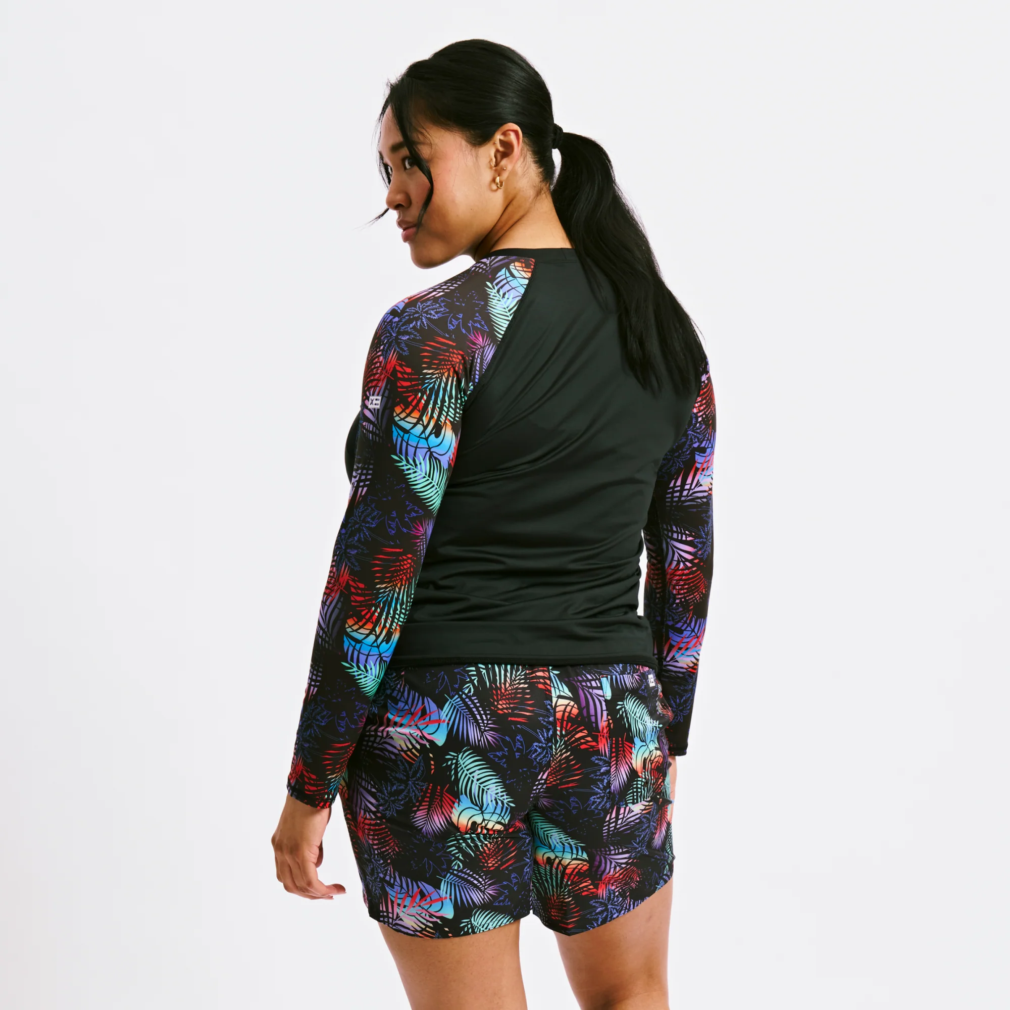 Swim Long Sleeve Sun Guard - Palm Dreams