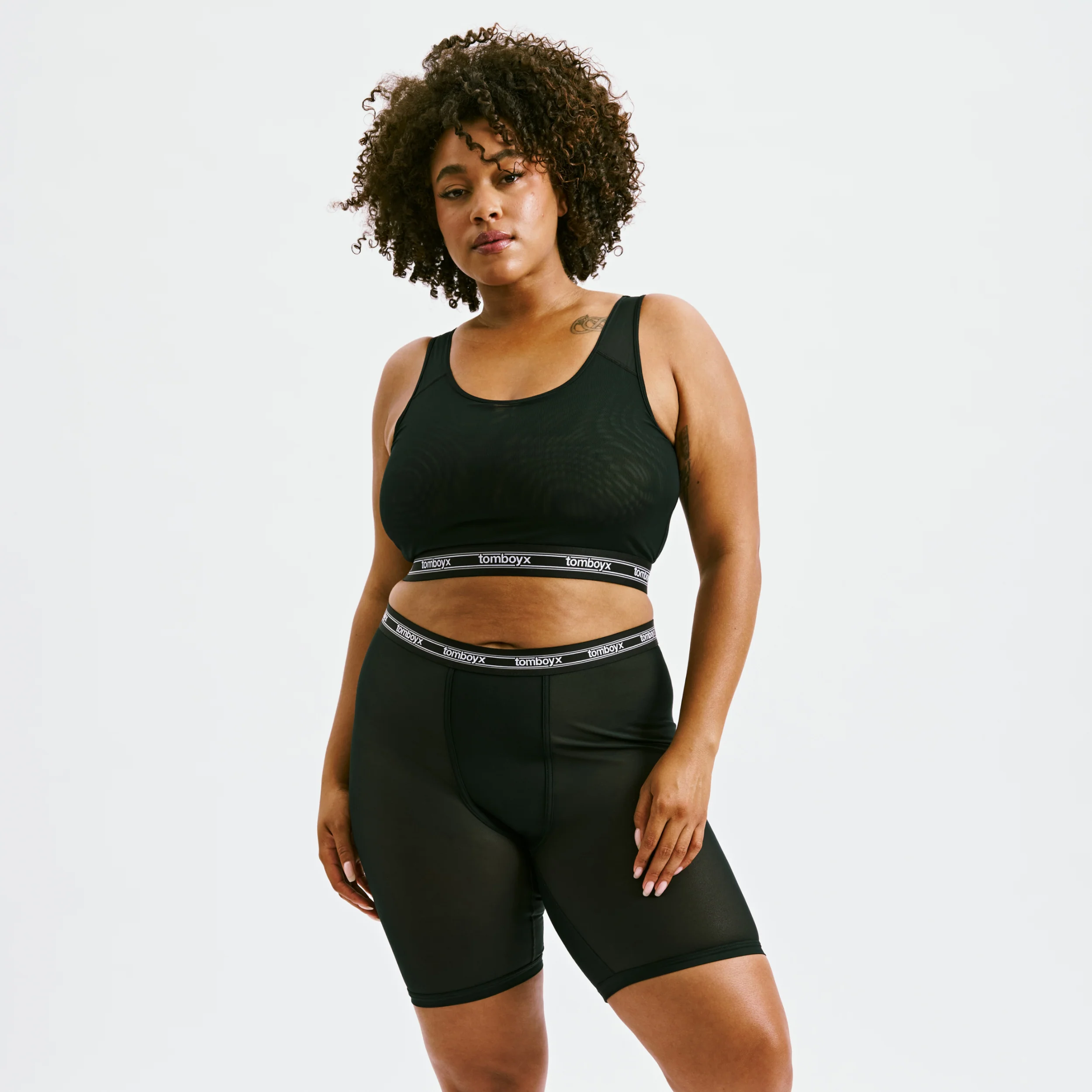Powermesh 9" Boxer Briefs - Black