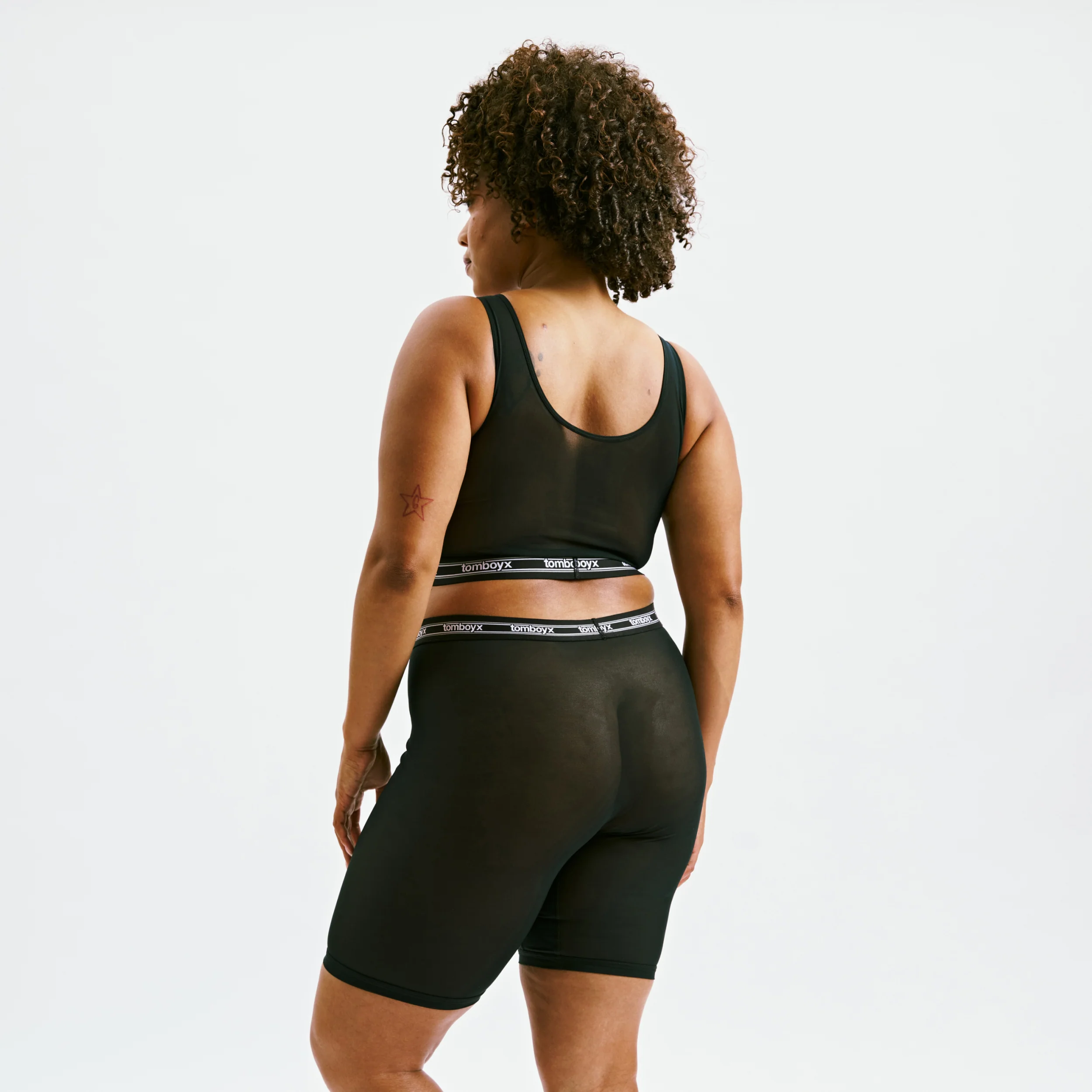 Powermesh 9" Boxer Briefs - Black